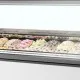Ice cream freezer with flat glass 1.43 m²