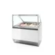 Ice cream freezer with flat glass 0.71 m²