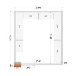 Shelf Rack System Kit CRPF2730