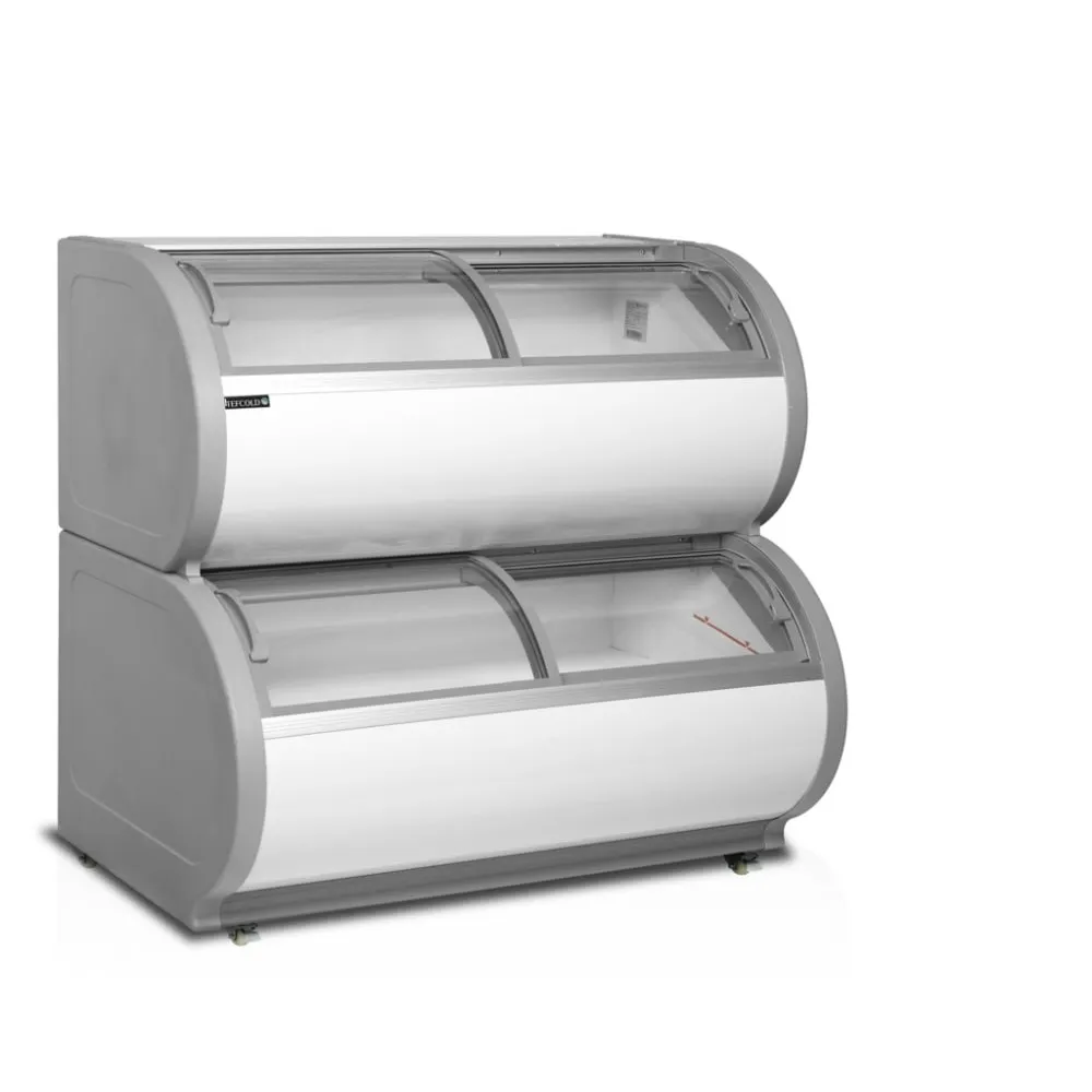Two level display freezer 408 liters