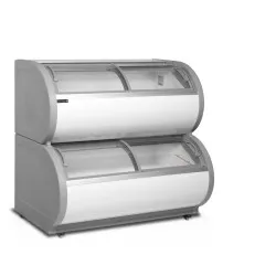 Two level display freezer 408 liters