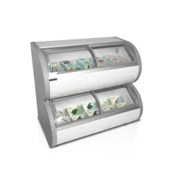 Two level display freezer 408 liters