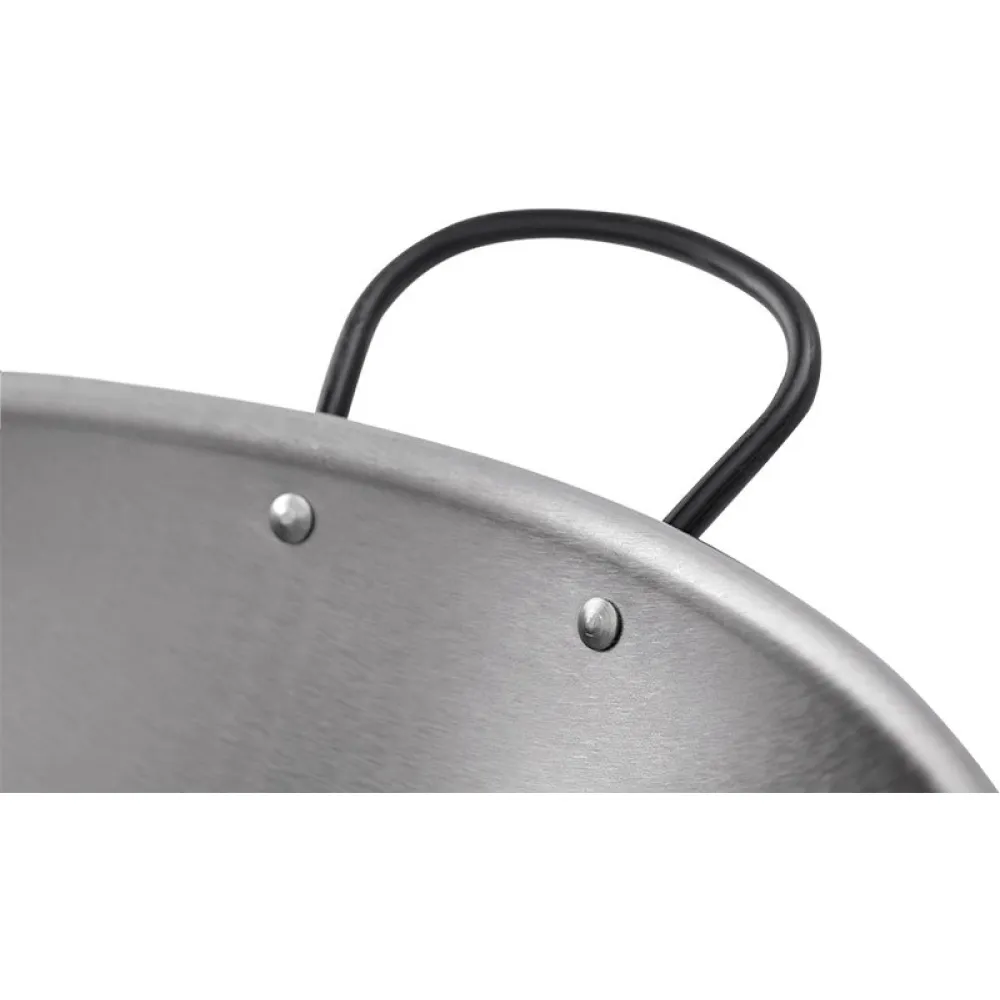 Vaello Deep Frying Paella Pan for Flame Heat