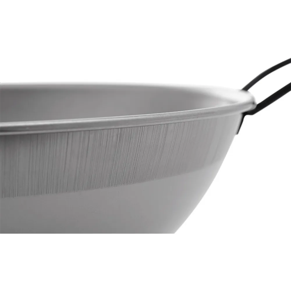 Vaello Deep Frying Paella Pan for Flame Heat