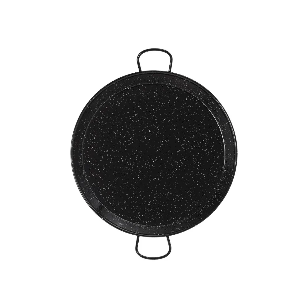 Paella pan from enamelled steel 50 cm
