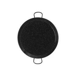 Paella pan from enamelled steel 50 cm
