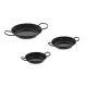 Paella pan from enamelled steel 50 cm