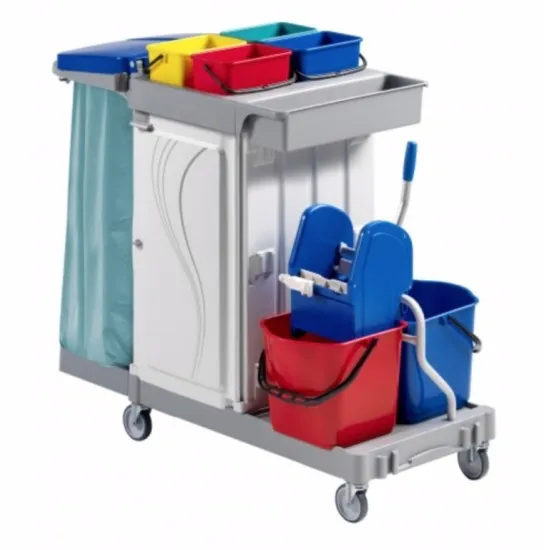 Cleaning carts for kitchens