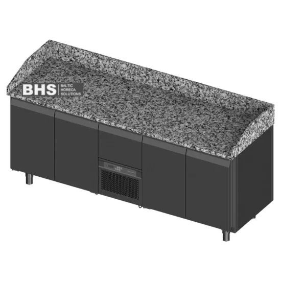 Counter freezer with granite worktop
