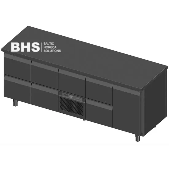 Counter freezer with drawers