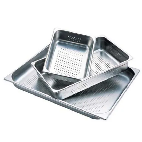 Gastro tableware GN perforated