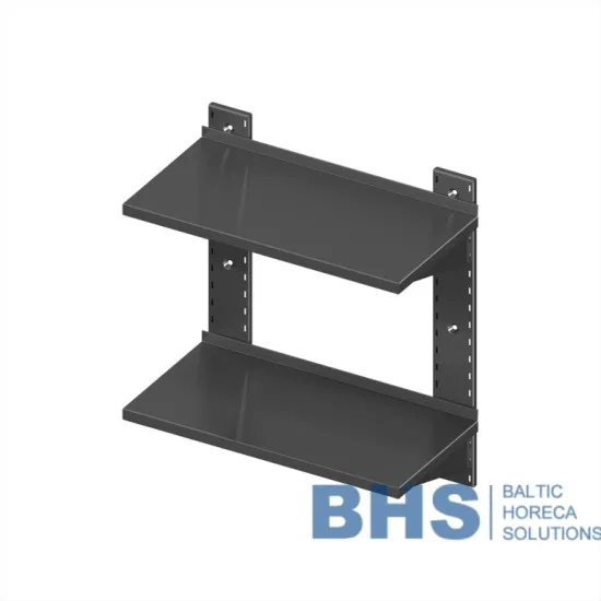 Wall shelf for equipment double 500