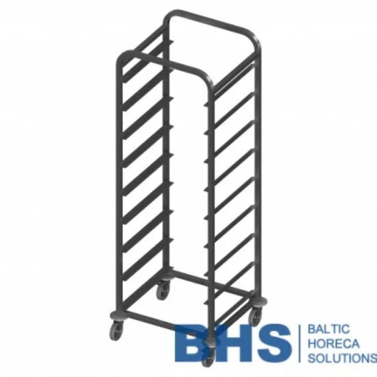 Trolley for dishwasher baskets