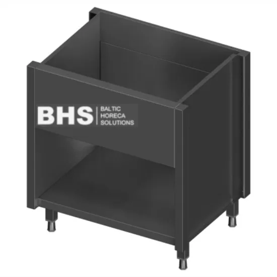 Modular table for sink with high front panel