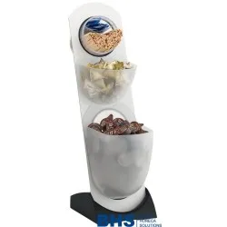 Buffet stand with 3 containers