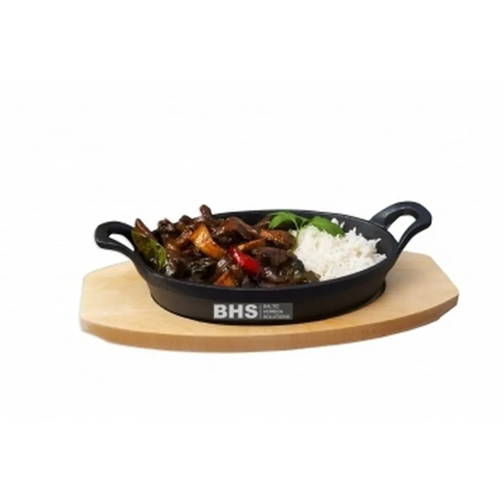 Сast iron platter for serving 800 ml