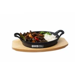 Сast iron platter for serving 800 ml