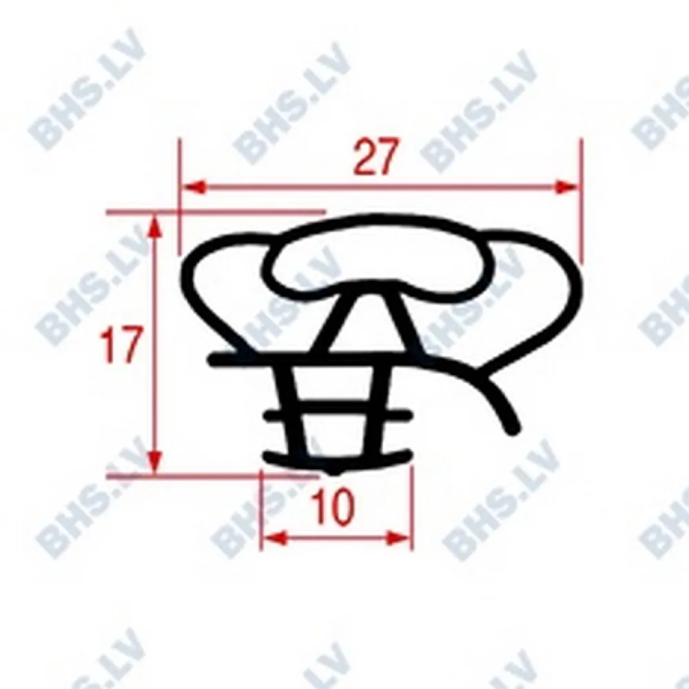 SNAP-IN GASKET 1300x580 mm