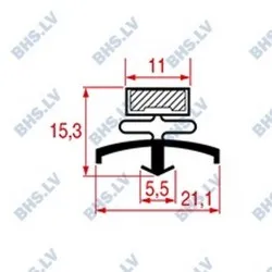 SNAP-IN GASKET 751x205 mm