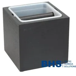 Container for used coffee wooden