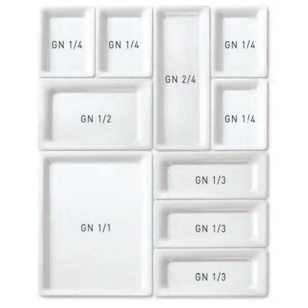 Melamine GN1/3-20 mm with slim rim