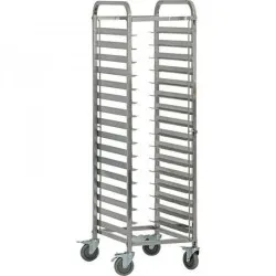 Trolley for trays GN2/1