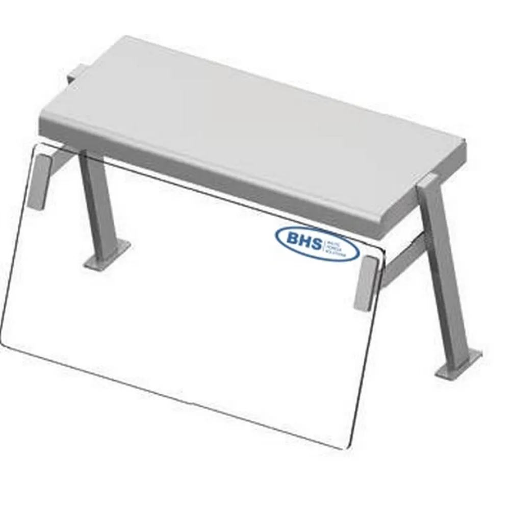 Protection glass with shelf 1107-45