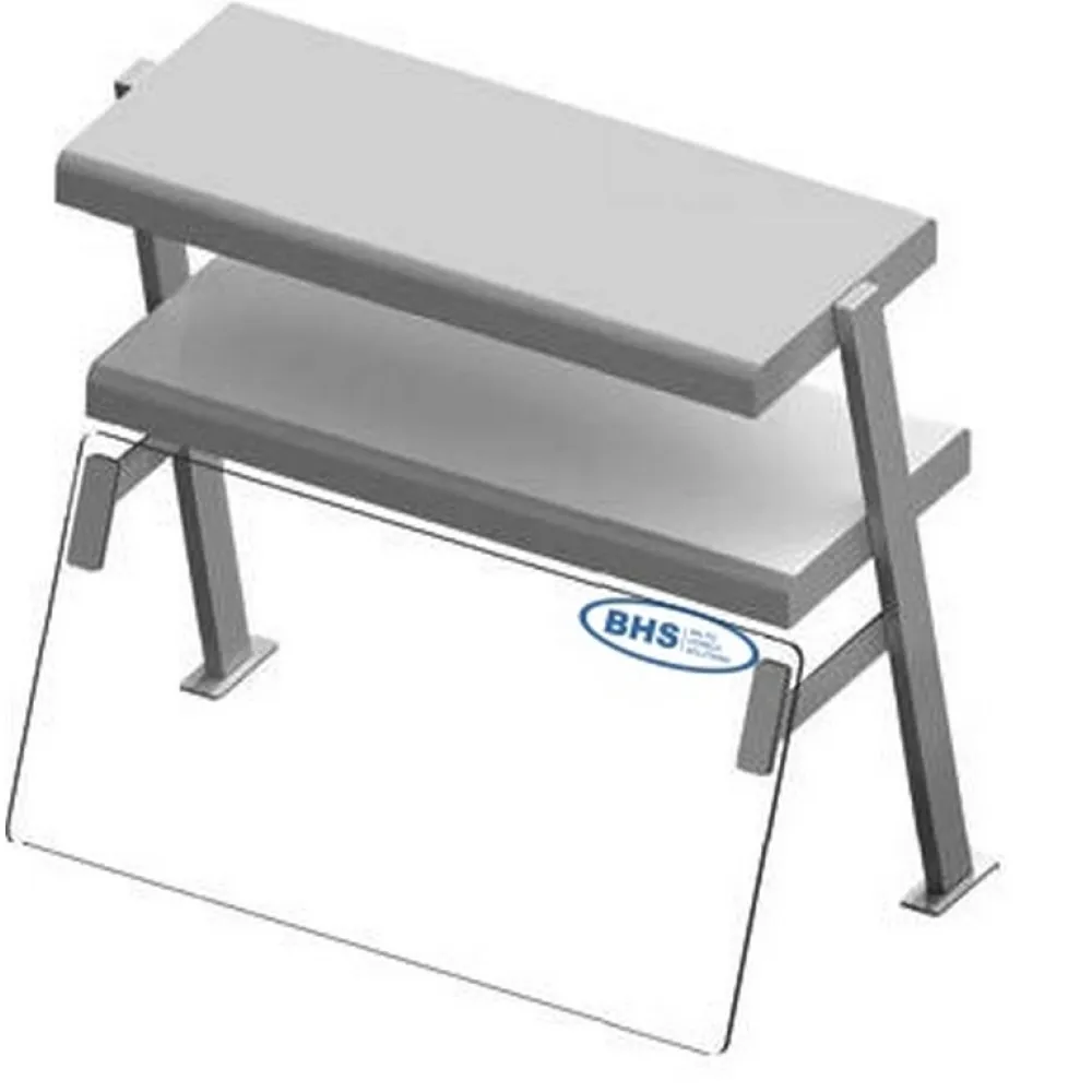 Protection glass with double shelf 774-45