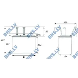 Dispenser with 2 pumps