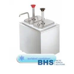 Dispensers with insulation with 2 pumps