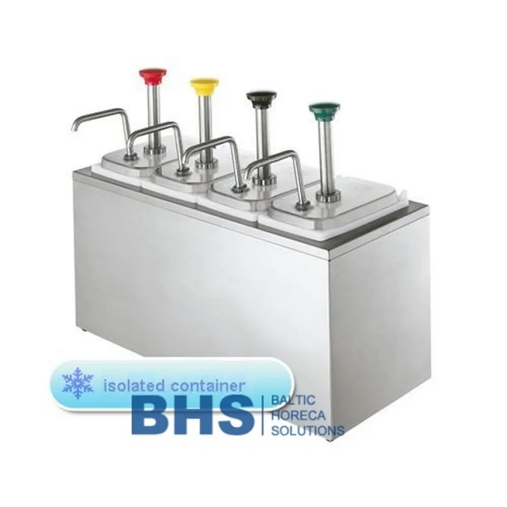 Dispensers with insulation with 4 pumps