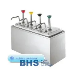 Dispensers with insulation with 4 pumps