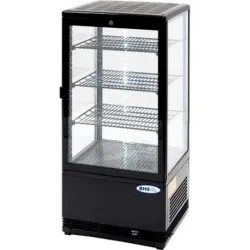 Chilled display cabinet 78 l black, LED light
