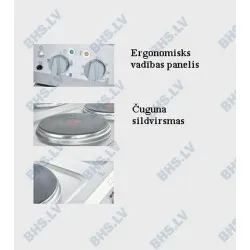 Electric stove with convection oven 10.4/7.0 kW