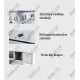 Electric range with electric oven 10.4/7.0 kW