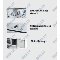 Electric range with static oven 15.6/7.0 kW