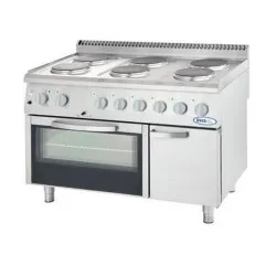 Electric range with electric oven 10.4/7.0 kW