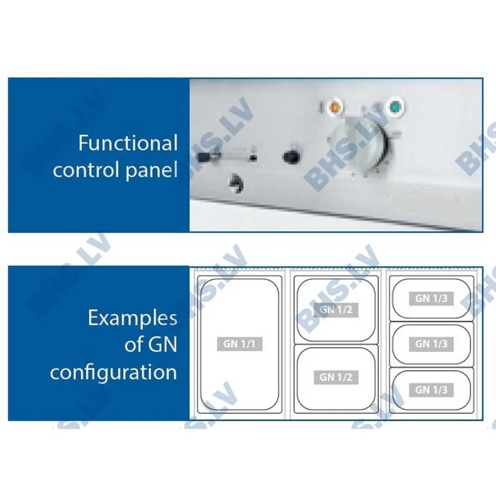 Chafing dish 2 GN1/1