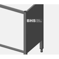 Rear panel for frame