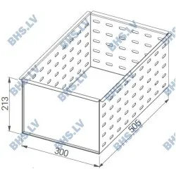 Perforated insert for large drawers