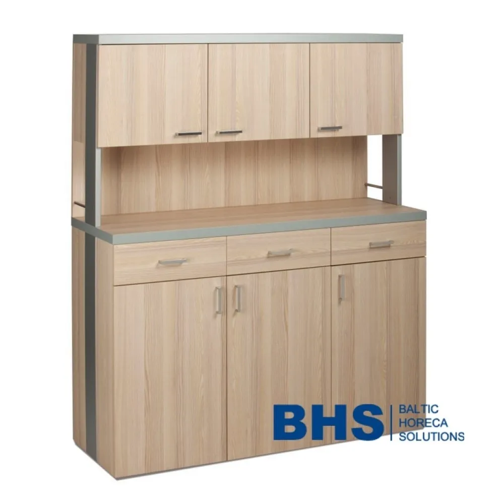 WAITERS STATION ON CASTORS ALKOR3CH B/R