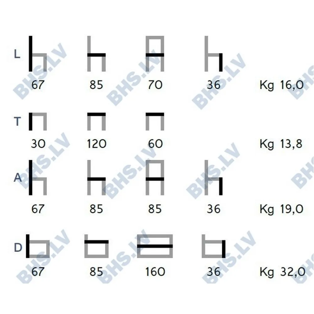 Set of furniture ALVORY