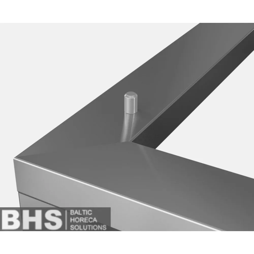 Universal stand for convection oven with guide rails for 16 GN1/1 trays