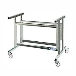 Inox stand on wheels