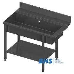 Table to dishwasher with big sink 1600