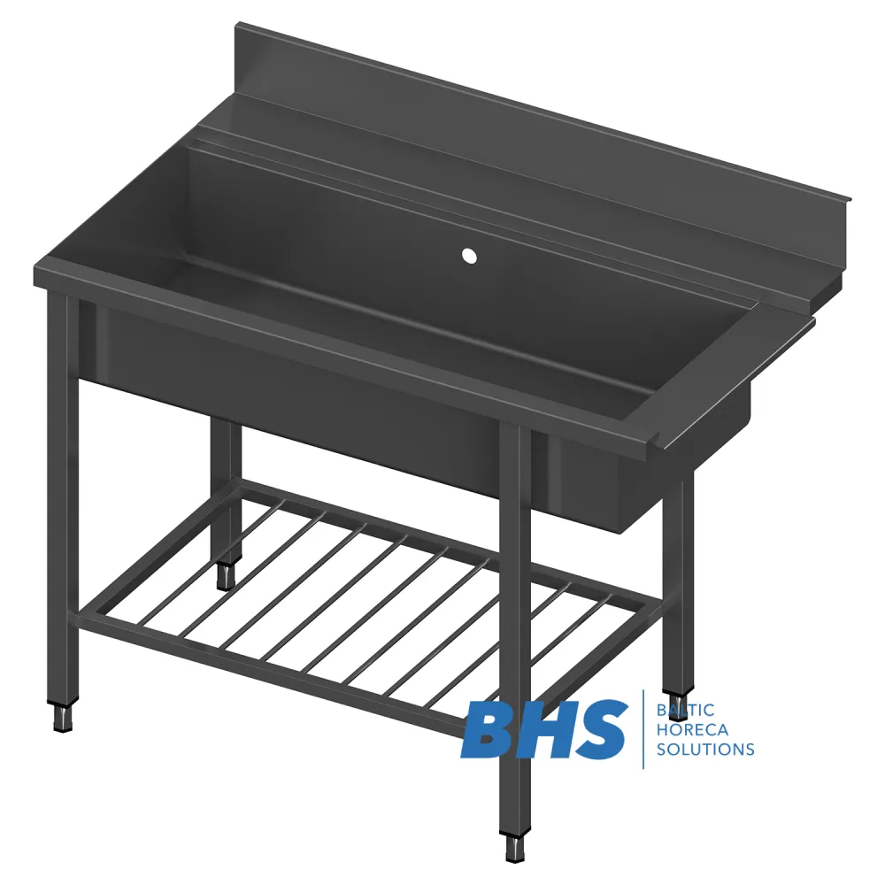 Table to dishwasher with big sink 1500