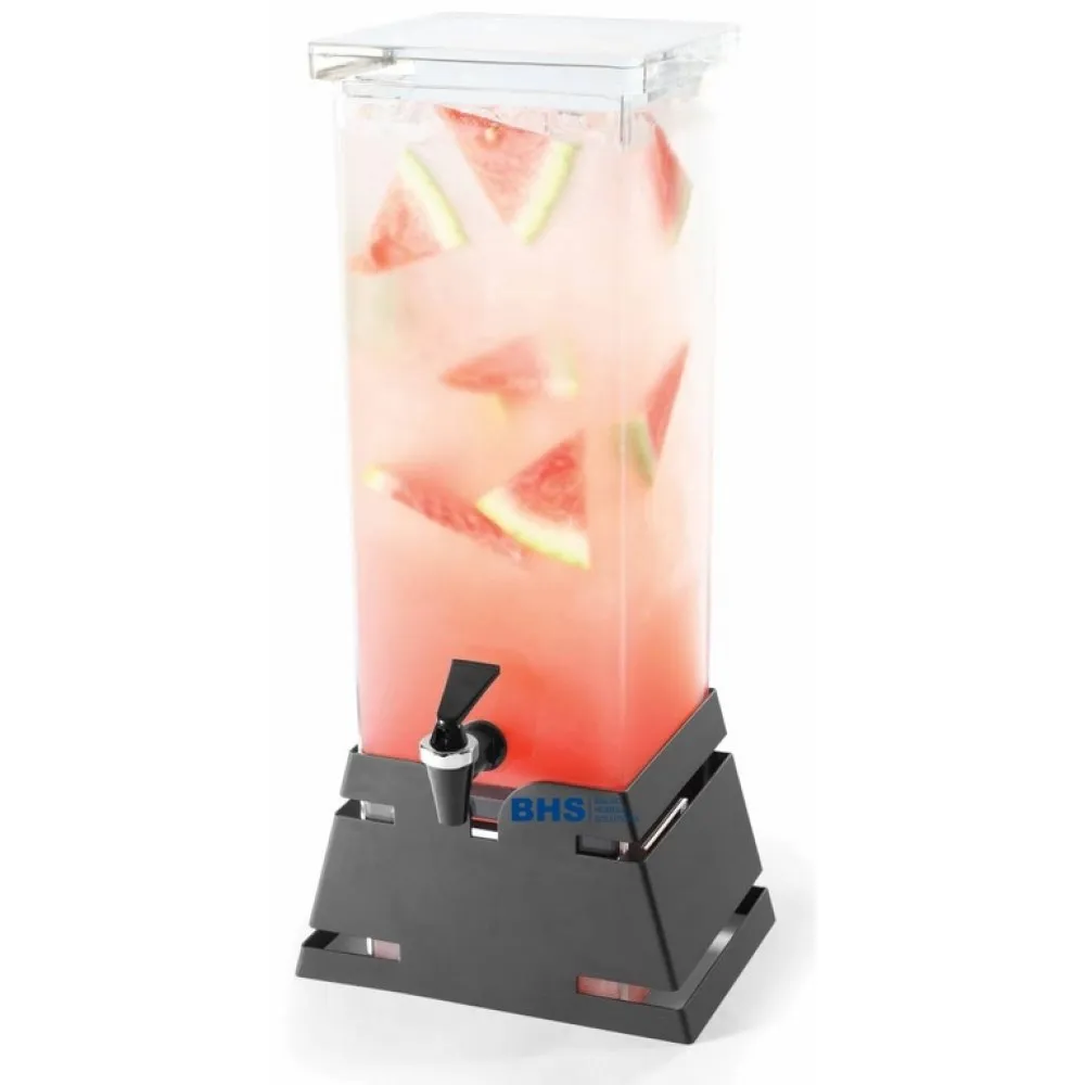 Dispenser for drinks with a Matte Black Stand 7.5 L