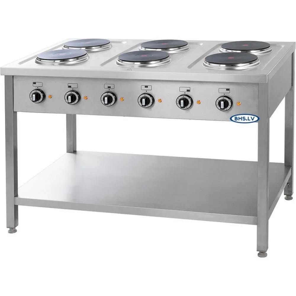 Electric stove, 6 heating zones 6x2.6 kW