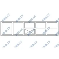 Cooling counter P436 2130 mm