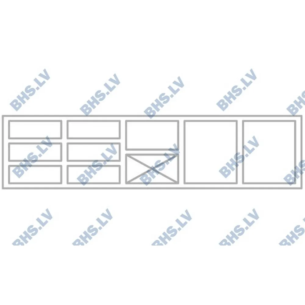 Cooling counter P446 2130 mm